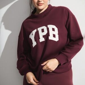 YPB mock neck sweatshirt